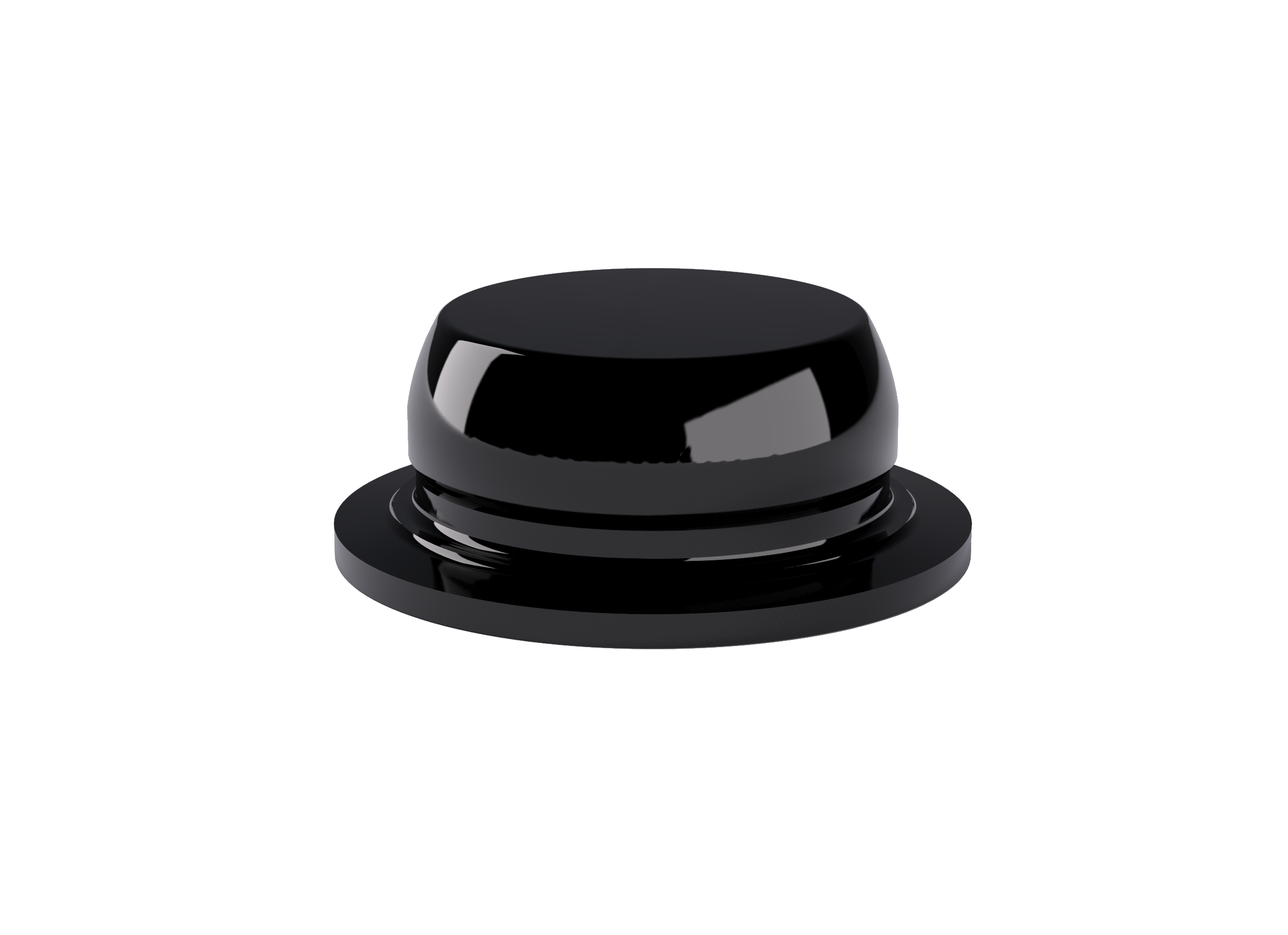 Rhein83 Schwarze Kappen der Serie Smart Box (zur Positionierung)