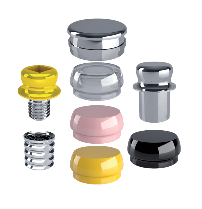 Rhein83 Set OT Equator mit Gewinde und Hülsezum Einkleben