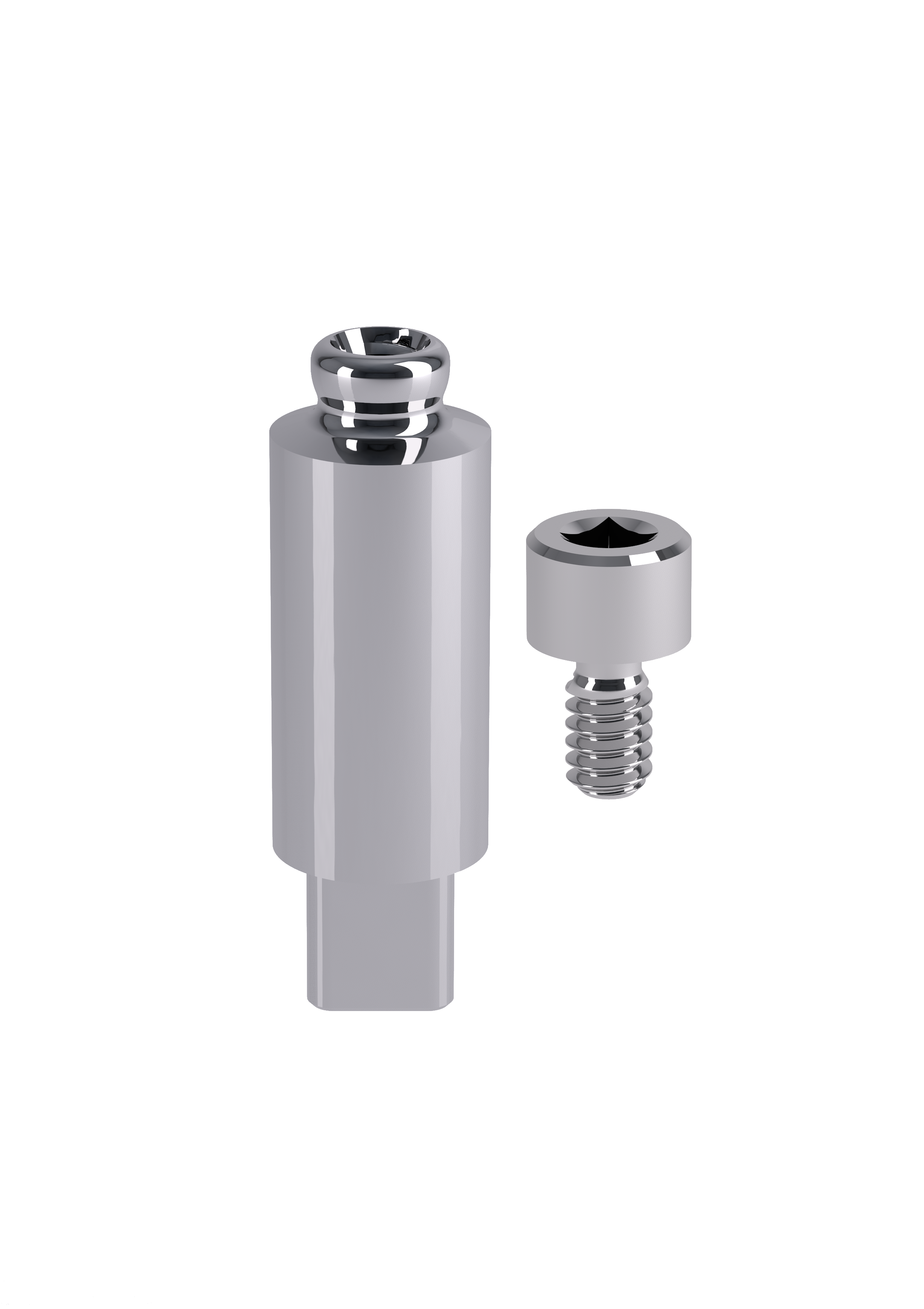 Rhein83 Laboranalog mit Titanium Schraube für cad/cam Ø 4mm